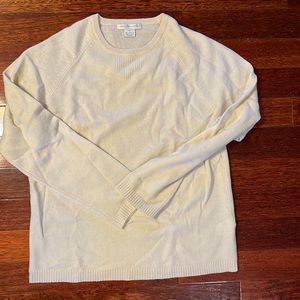 Mark, Fore and Strike cashmere cream sweater